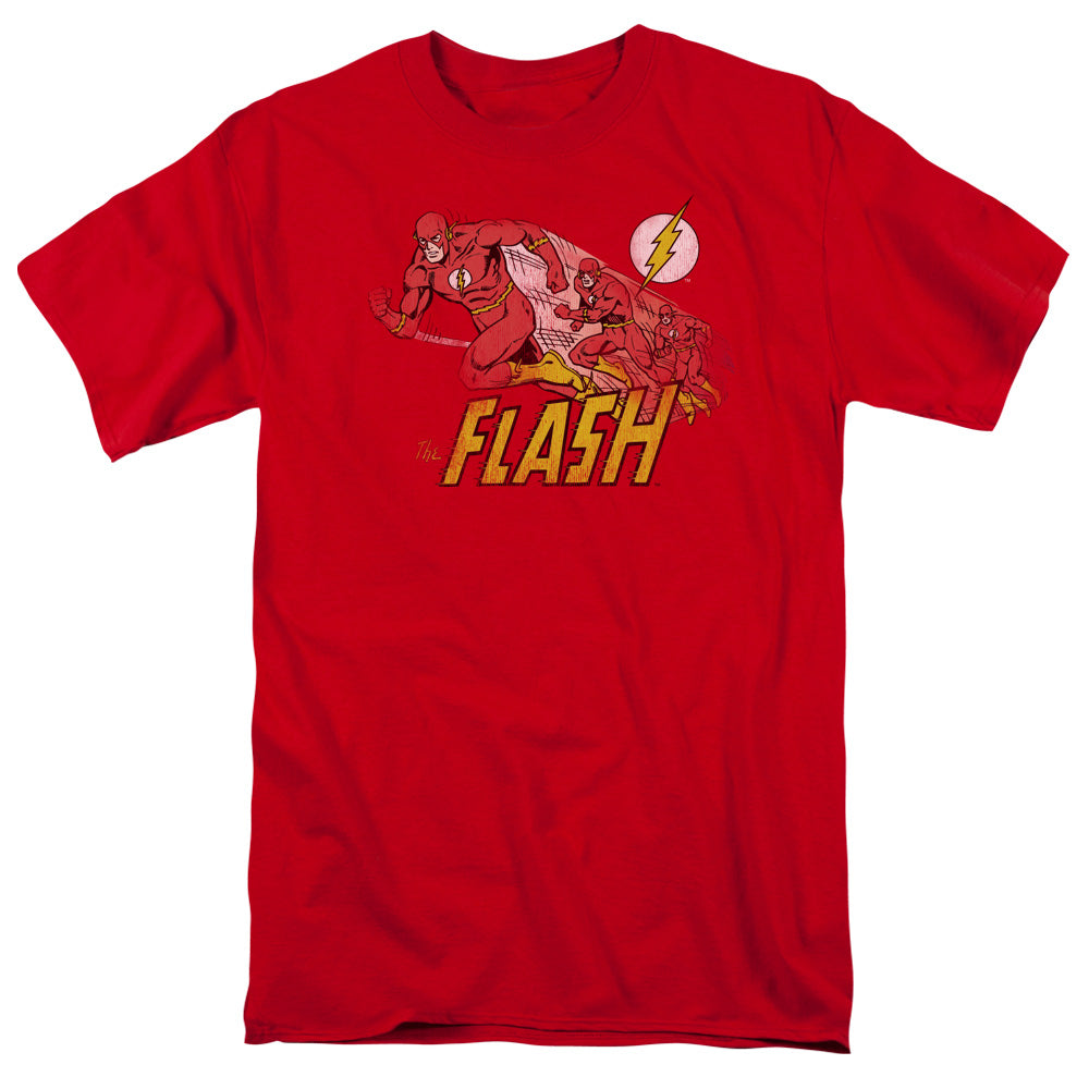 Dc Flash - Crimson Comet - Short Sleeve Adult 18/1 - Red T-shirt