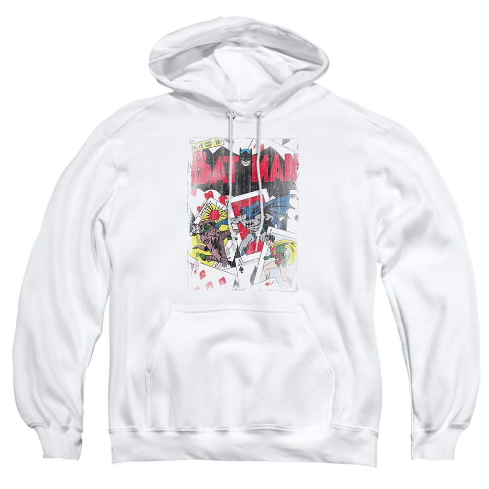 Dc - Number 11 Distressed - Adult Pull-over Hoodie - White