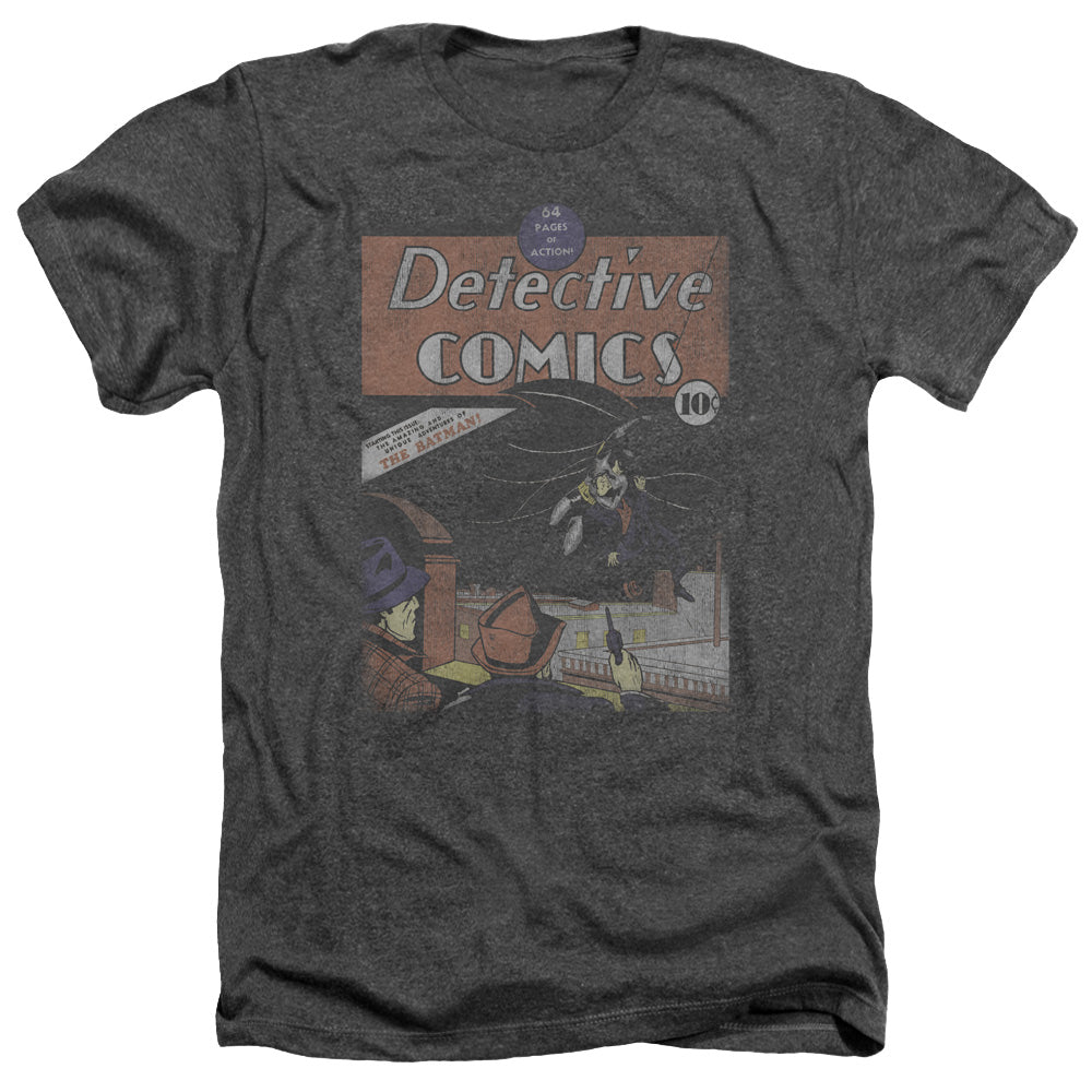 Dc - Detective #27 Distressed - Adult Heather - Charcoal