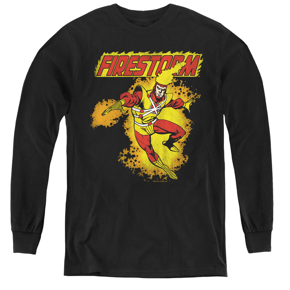 Dc - Firestorm - Youth Long Sleeve Tee - Black