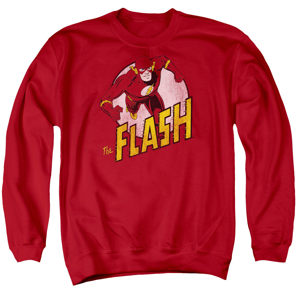 Dc Flash - The Flash - Adult Crewneck Sweatshirt - Red
