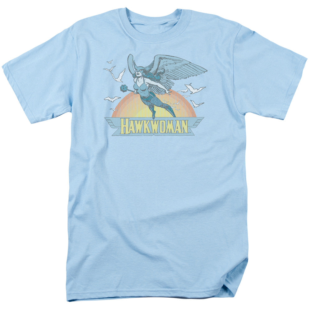 Dc - Hawkwoman - Short Sleeve Adult 18/1 - Light Blue T-shirt