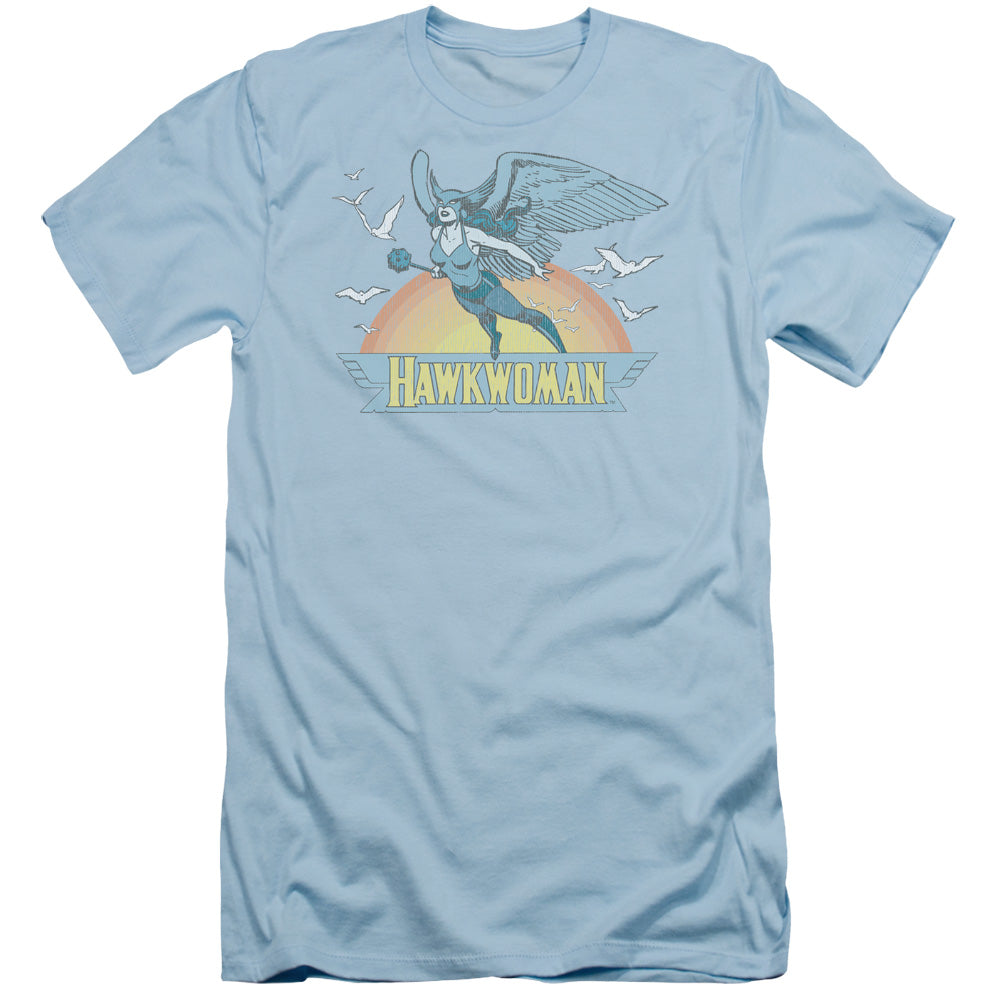 Dc - Hawkwoman - Short Sleeve Adult 30/1 - Light Blue T-shirt