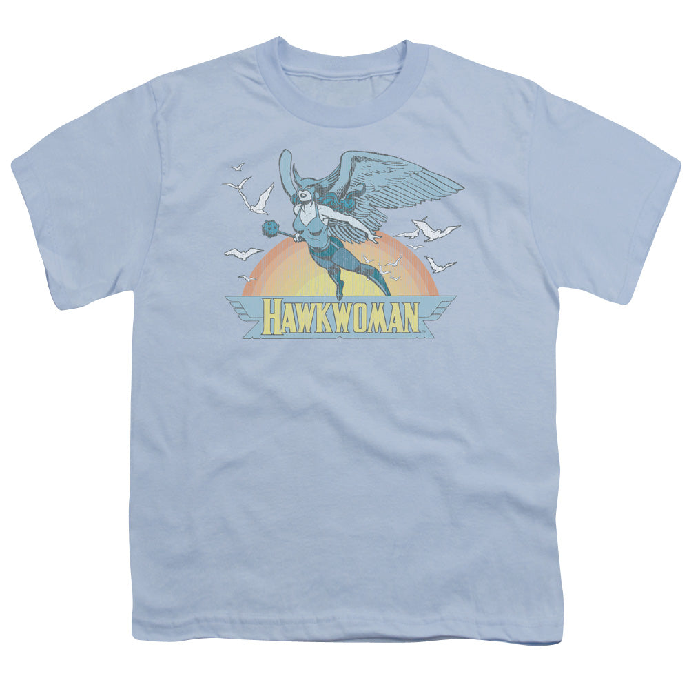 Dc - Hawkwoman - Short Sleeve Youth 18/1 - Light Blue T-shirt