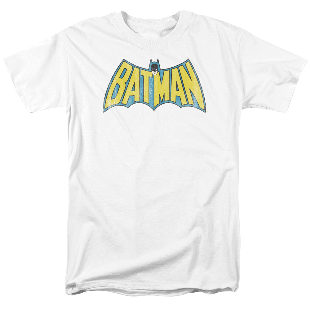 Dc - Classic Batman Logo - Short Sleeve Adult 18/1 - White T-shirt