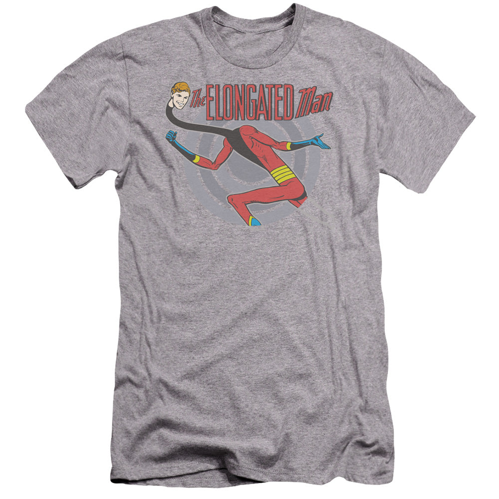 Dc - Elongated Man-premuim Canvas Adult Slim Fit 30/1 - Athletic Heather