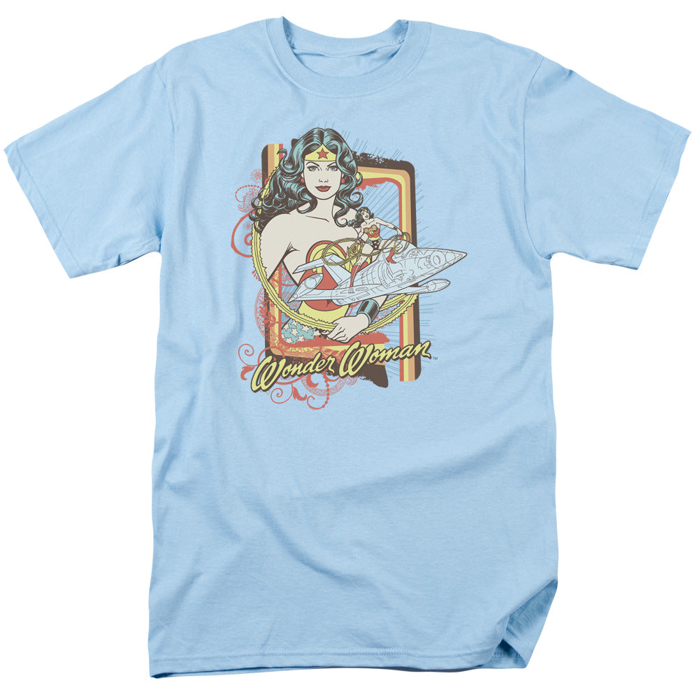 Dc - Invisible Jet - Short Sleeve Adult 18/1 - Light Blue T-shirt