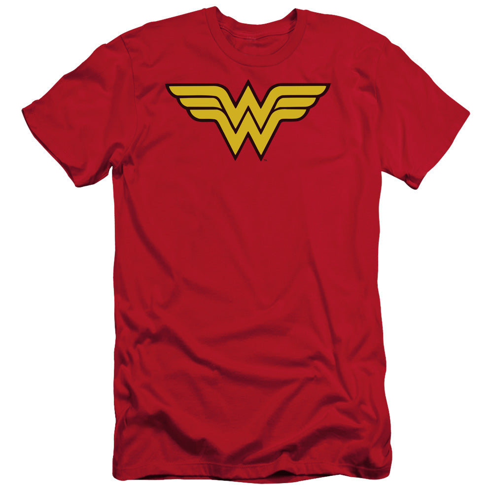Dc - Wonder Woman Logo - Short Sleeve Adult 30/1 - Red T-shirt
