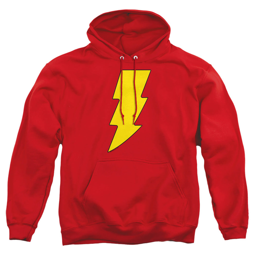 Dc - Shazam Logo - Adult Pull-over Hoodie - Red