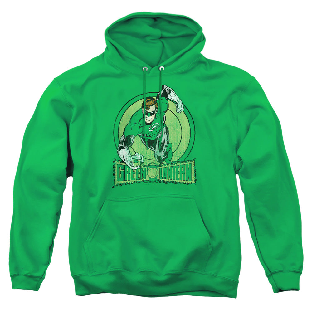 Dc - Green Lantern - Adult Pull-over Hoodie - Kelly Green