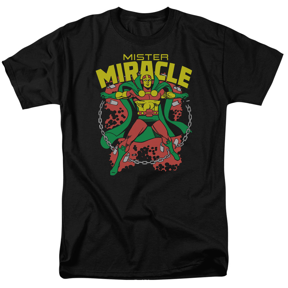 Dc - Mr Miracle - Short Sleeve Adult 18/1 - Black T-shirt