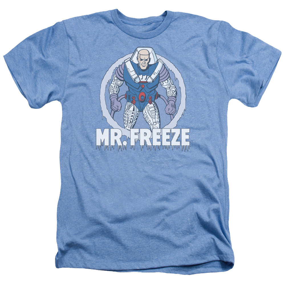 Dc - Mr Freeze - Adult Heather - Light Blue