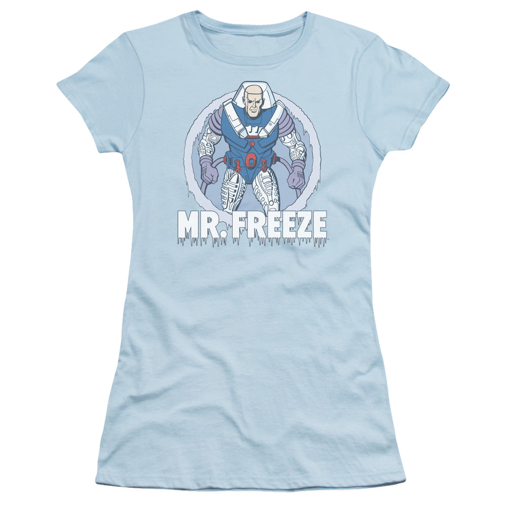 Dc - Mr Freeze - Short Sleeve Junior Sheer - Light Blue T-shirt