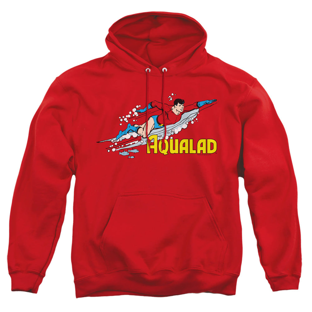 Dc - Aqualad - Adult Pull-over Hoodie - Red