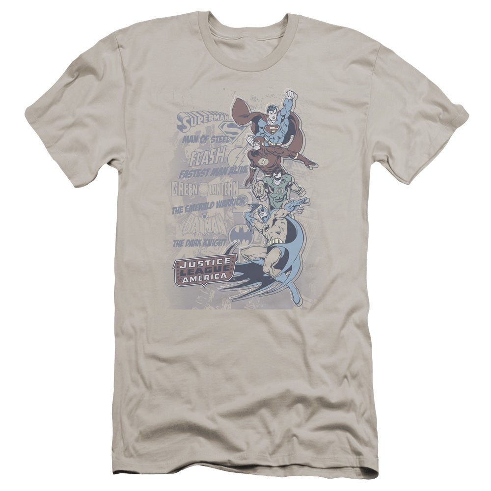 Dc - The Good Guys-premuim Canvas Adult Slim Fit 30/1 - Silver