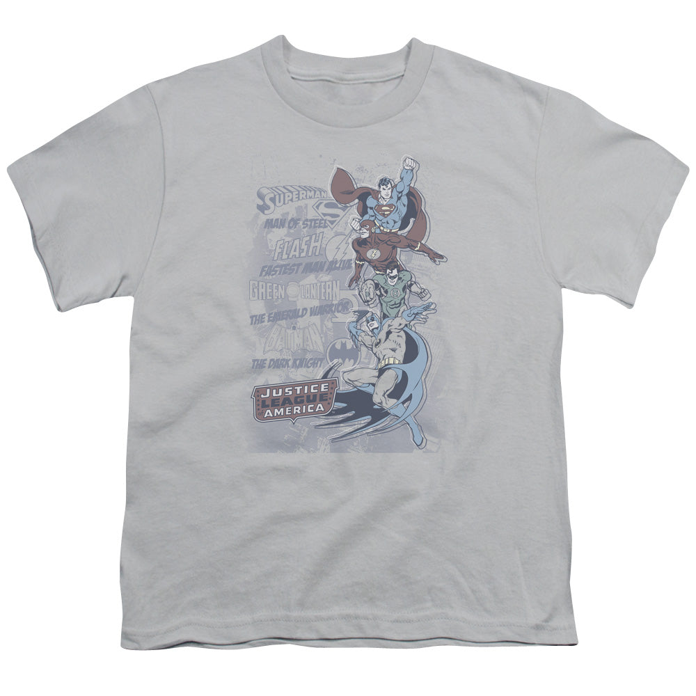 Dc - The Good Guys - Short Sleeve Youth 18/1 - Silver T-shirt