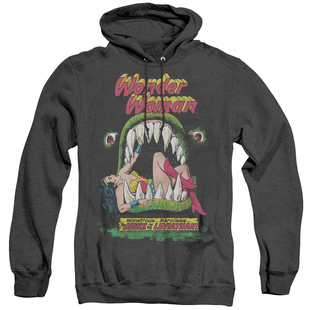 Dc - Jaws - Adult Heather Hoodie - Black