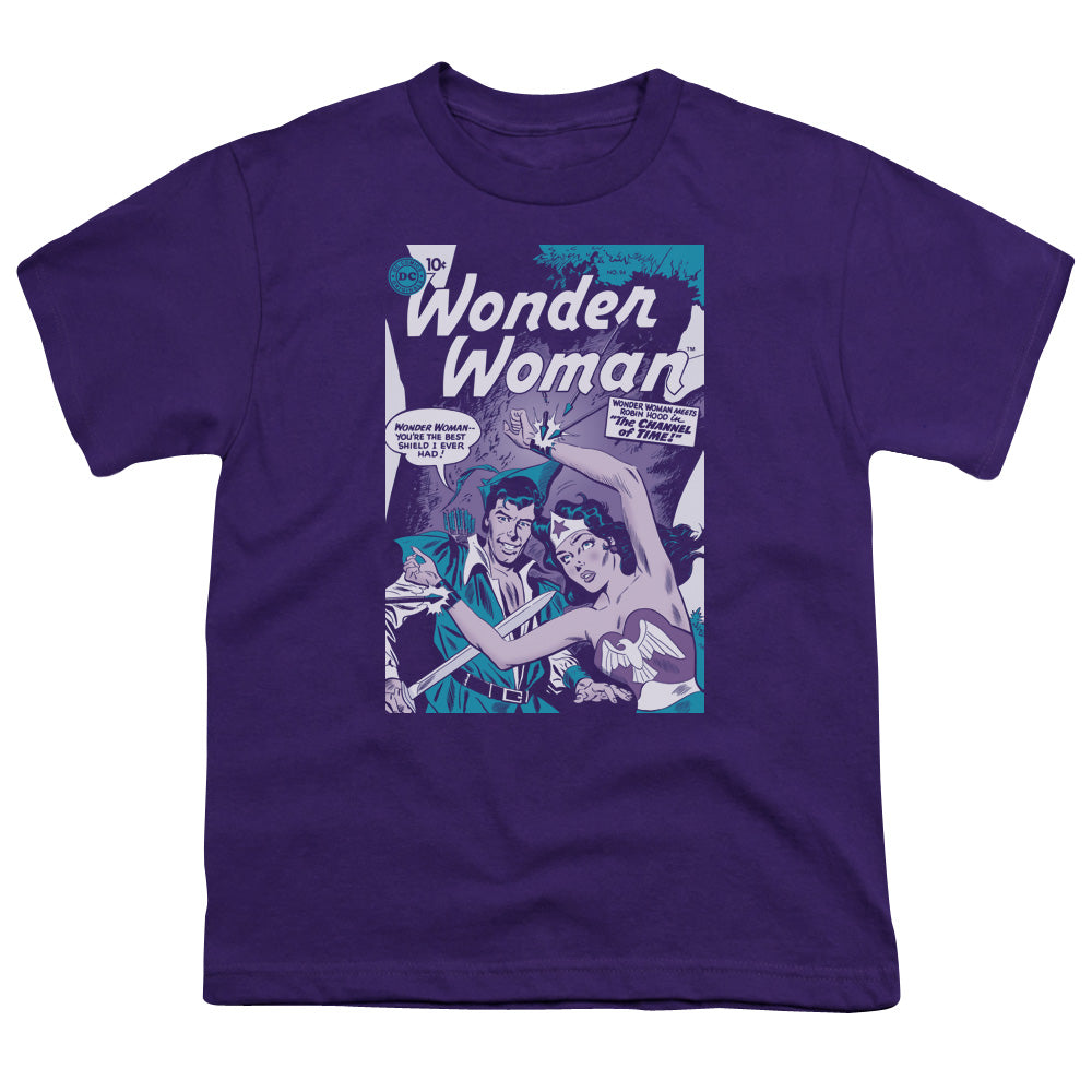 Dc - Human Shield - Short Sleeve Youth 18/1 - Purple T-shirt