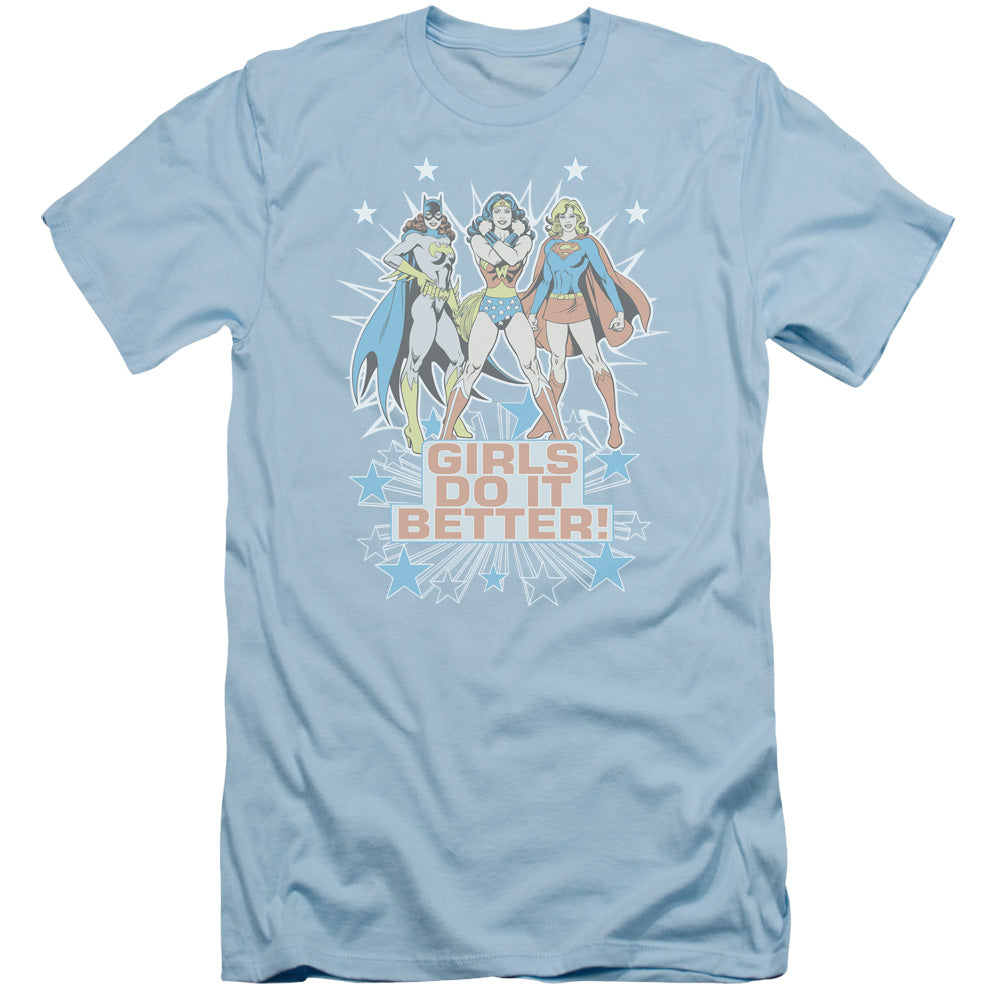 Dc - Girls Do It Better - Short Sleeve Adult 30/1 - Light Blue T-shirt