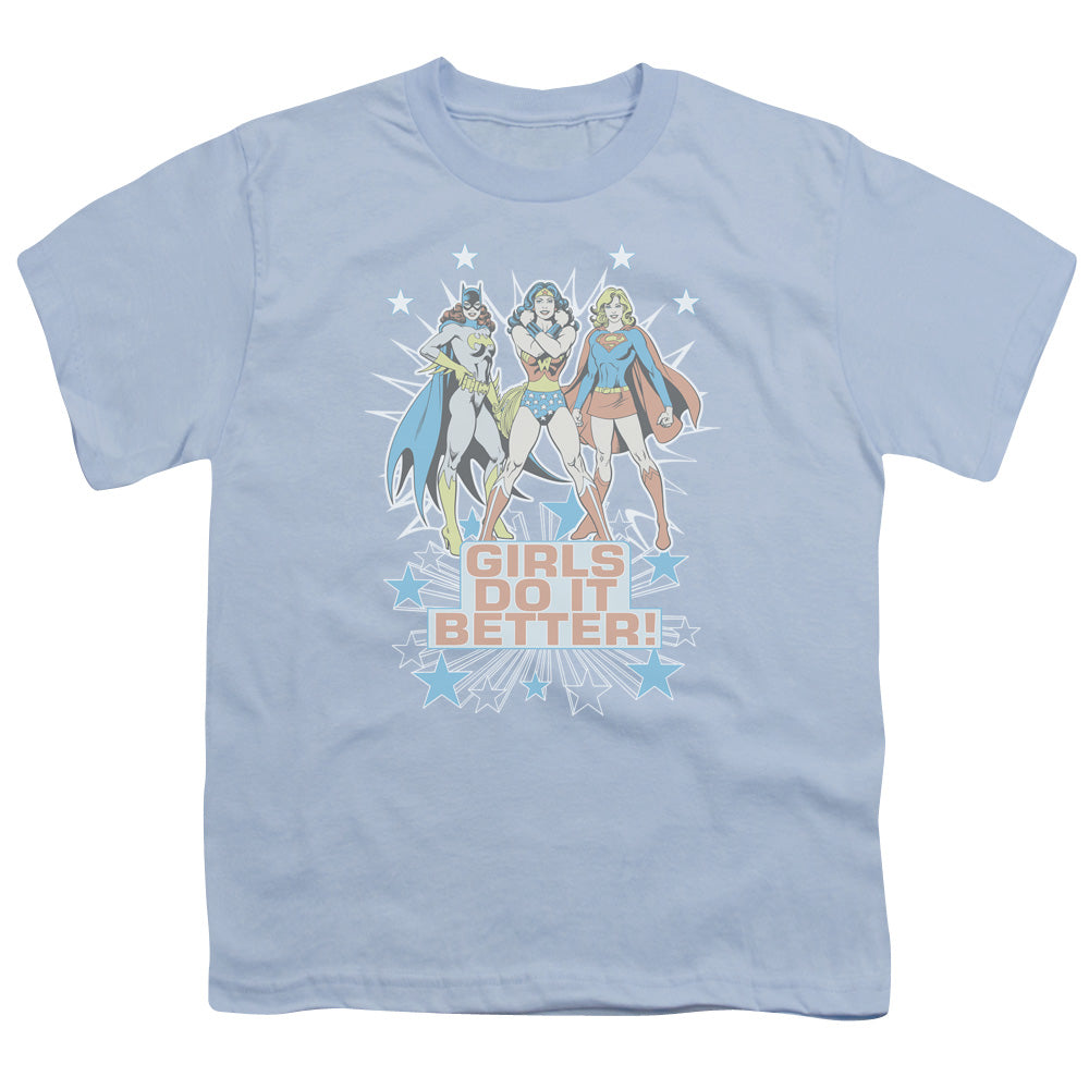 Dc - Girls Do It Better - Short Sleeve Youth 18/1 - Light Blue T-shirt