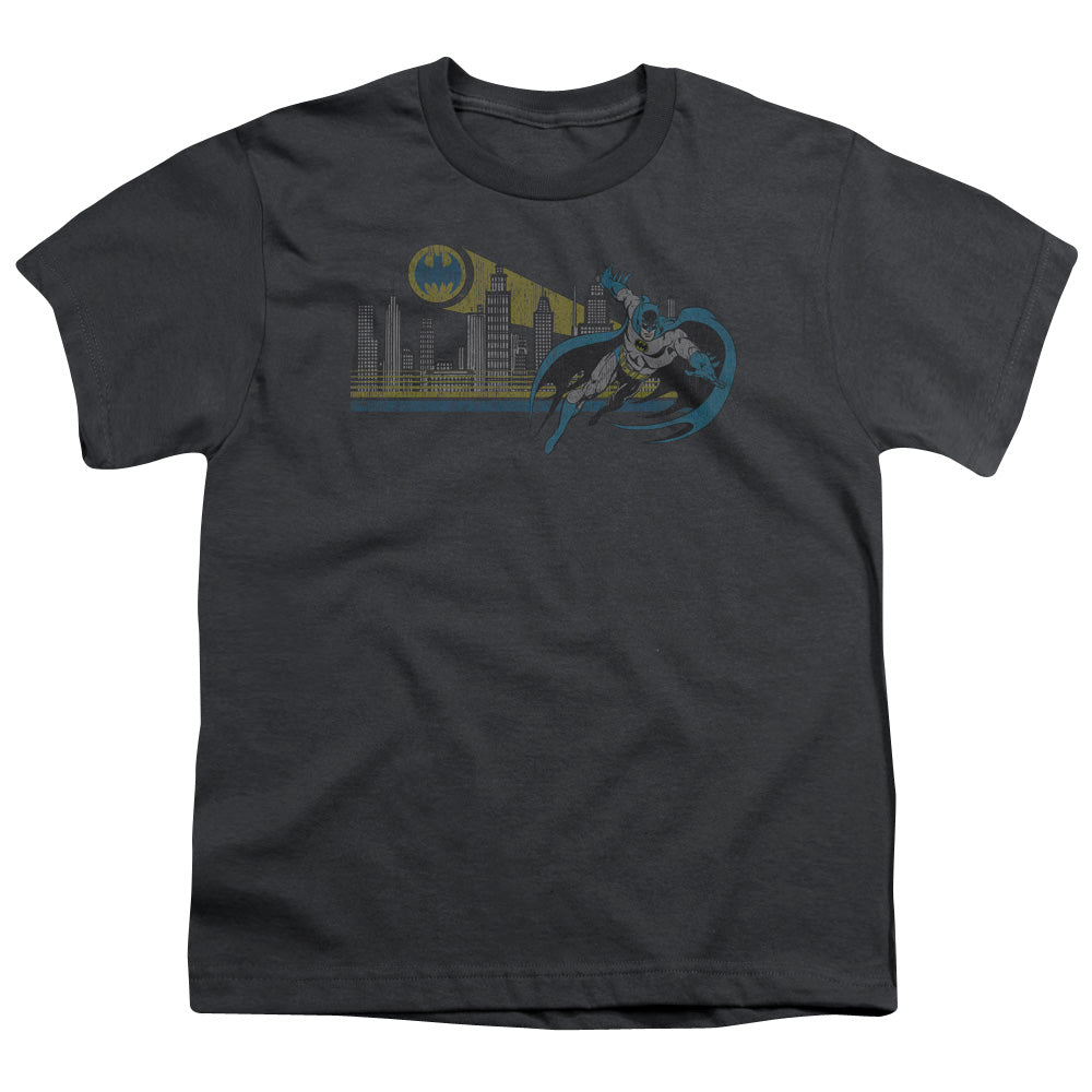 Dc - Gotham Retro - Short Sleeve Youth 18/1 - Charcoal T-shirt