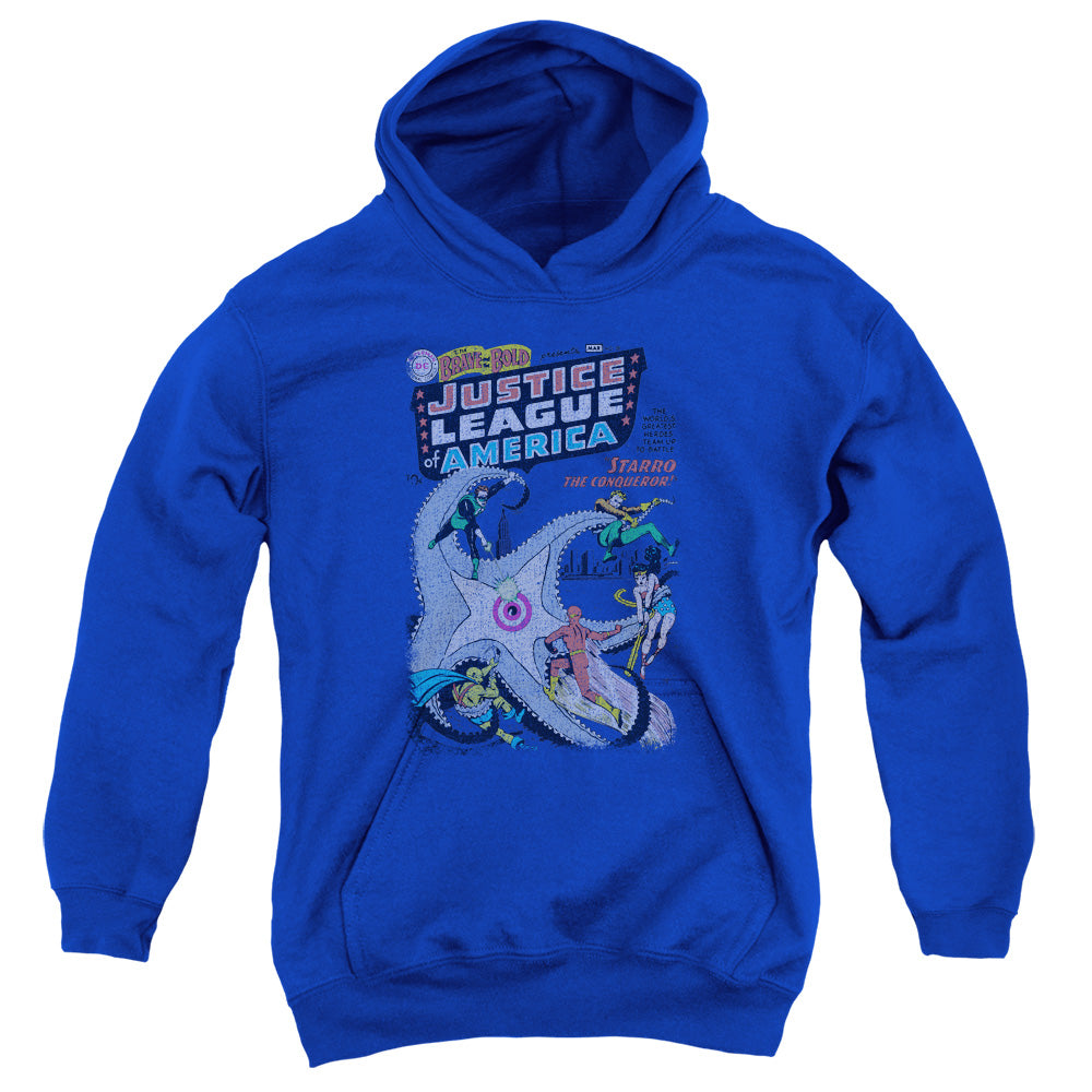 Dc No 28-youth Pull-over Hoodie - Royal