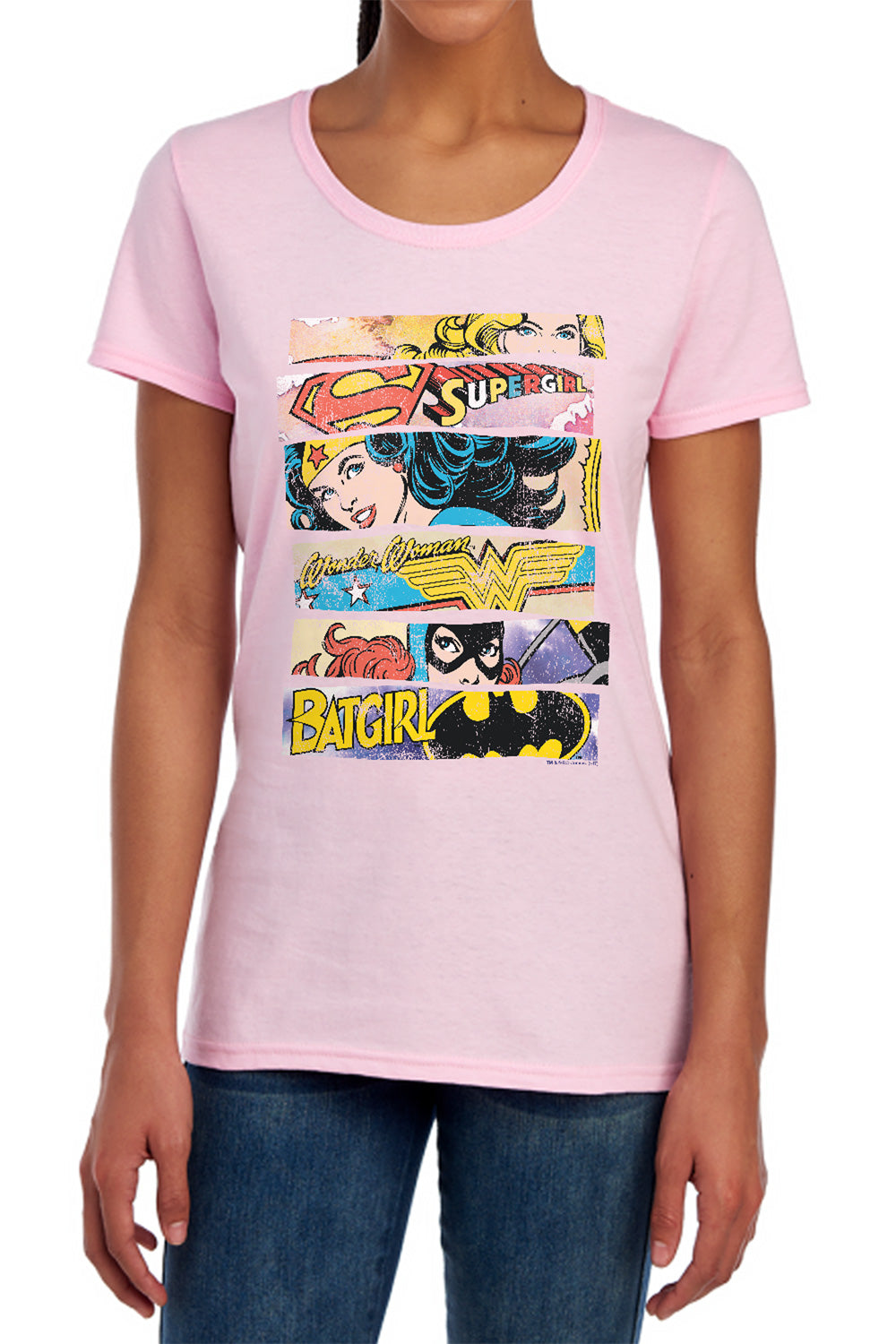 Dc - Three Of A Kind - Short Sleeve Womens Tee - Hot Pink T-shirt