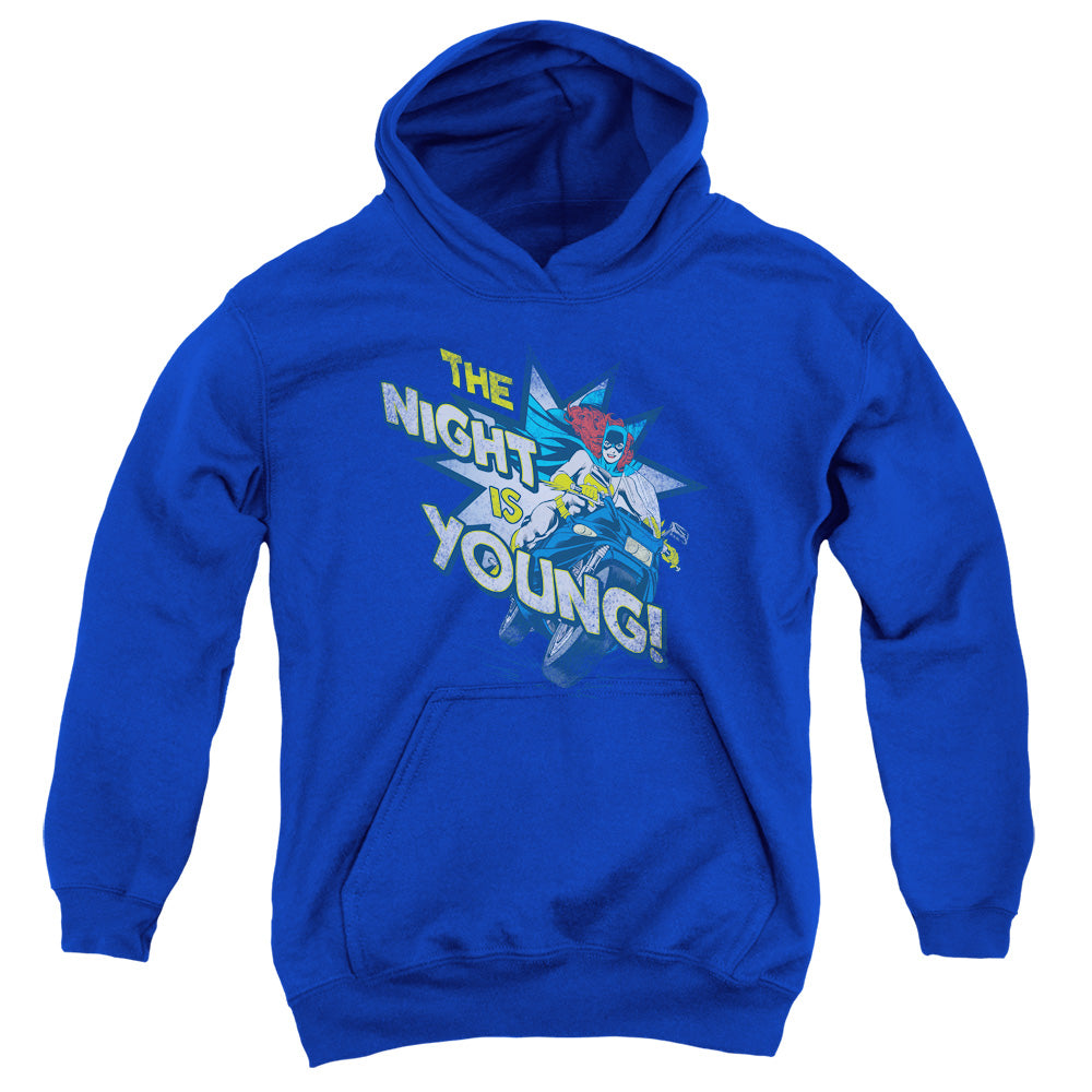 Dc - The Night Is Young - Youth Pull-over Hoodie - Royal