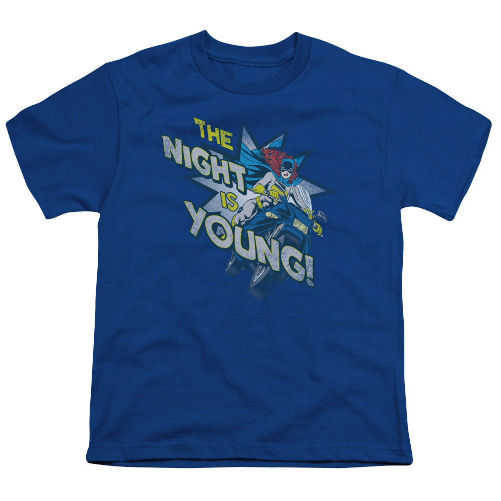 Dc - The Night Is Young - Short Sleeve Youth 18/1 - Royal Blue T-shirt