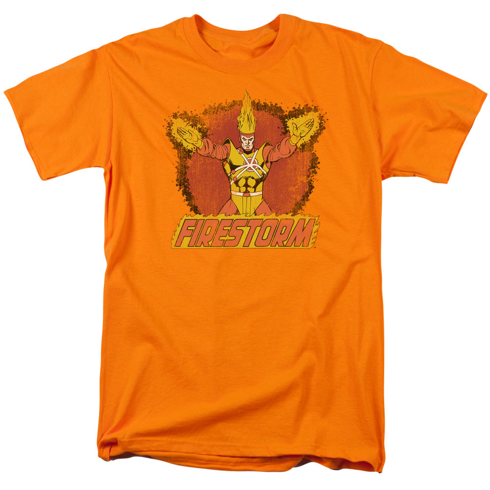 Dc - Ring Of Firestorm - Short Sleeve Adult 18/1 - Orange T-shirt