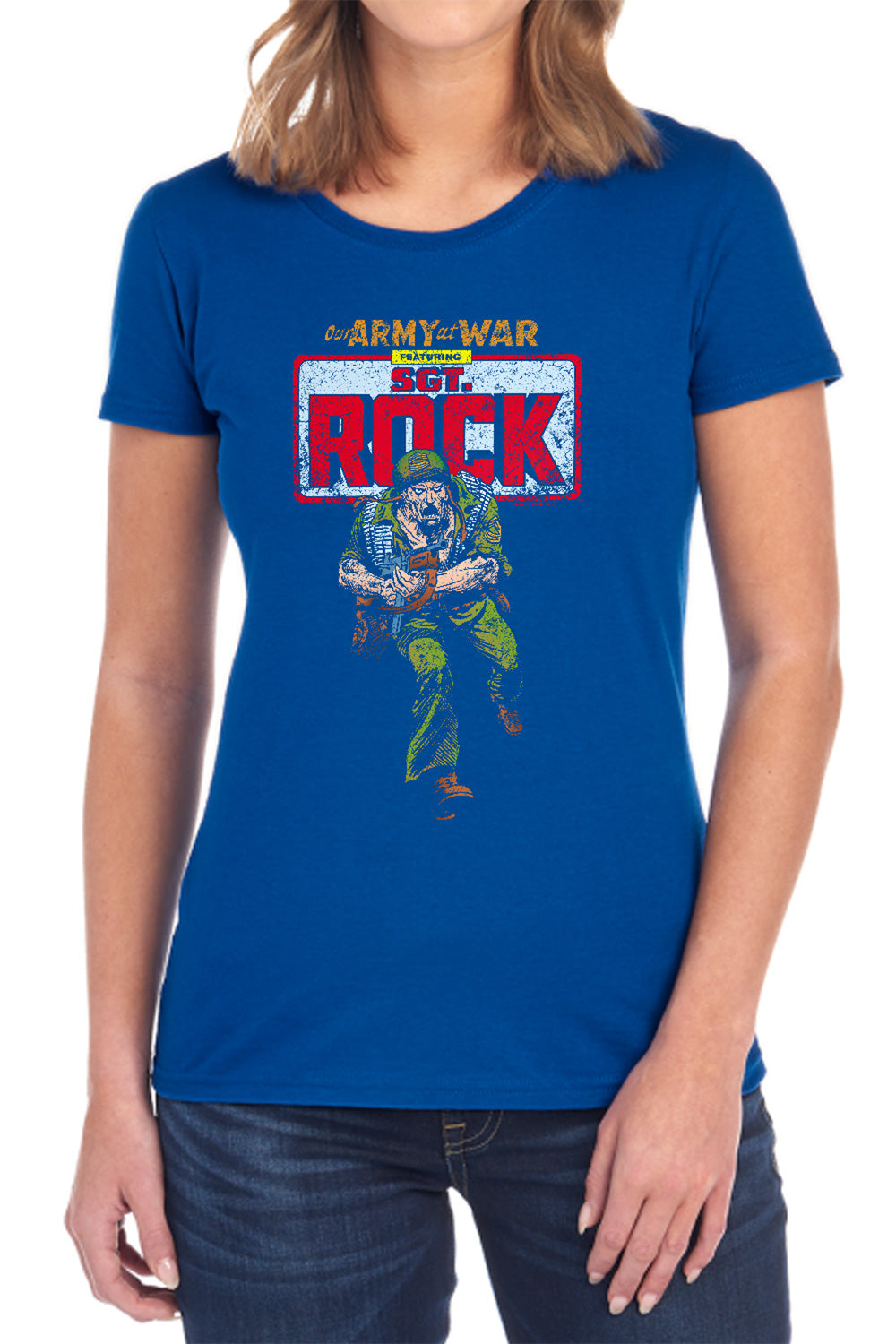 Dc - Sgt Rock - Short Sleeve Womens Tee - Black T-shirt