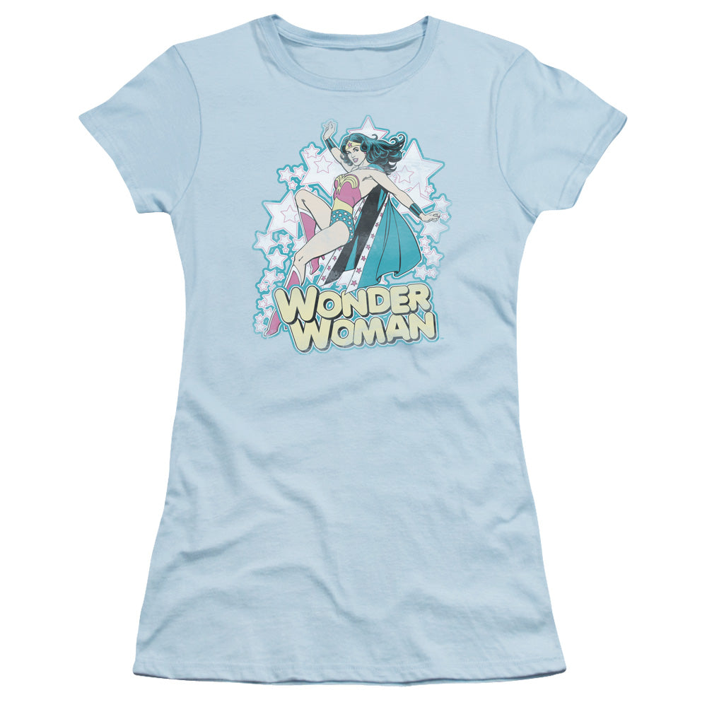 DC IM WONDER WOMAN - S/S JUNIOR SHEER - LIGHT BLUE T-Shirt