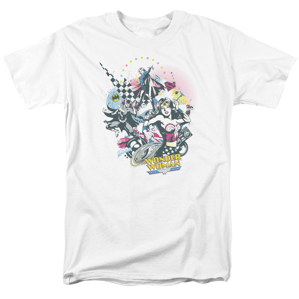 Dc - Power Trio - Short Sleeve Adult 18/1 - White T-shirt