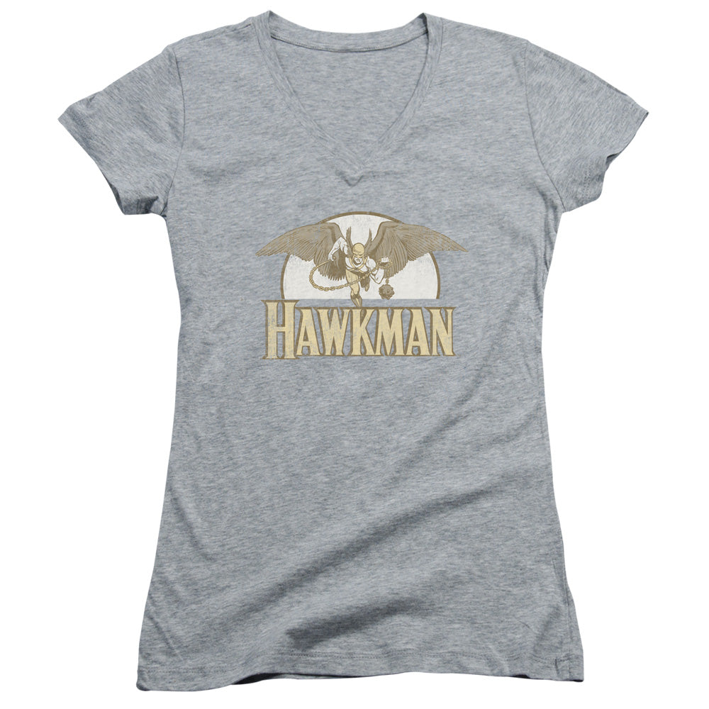 Dc - Fly By - Junior V-neck - Athletic Heather