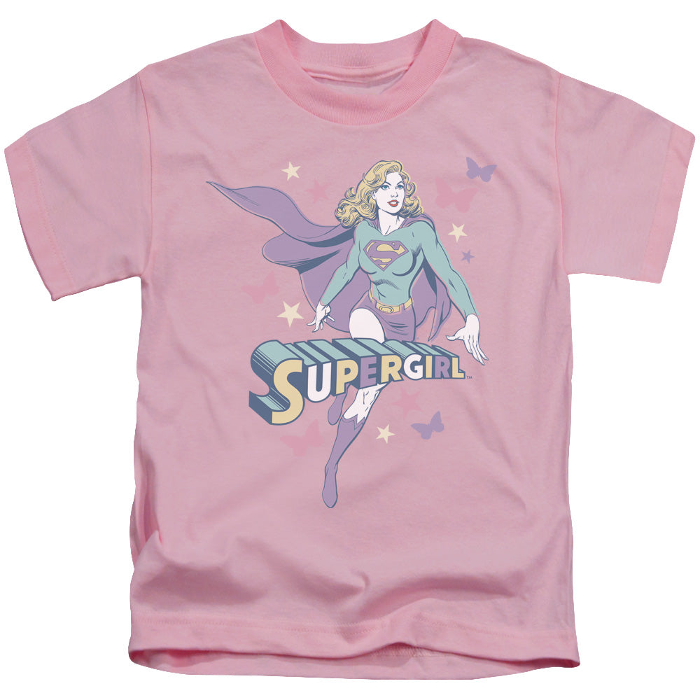 DC SUPERGIRL PASTELS - S/S JUVENILE 18/1 - PINK - T-Shirt