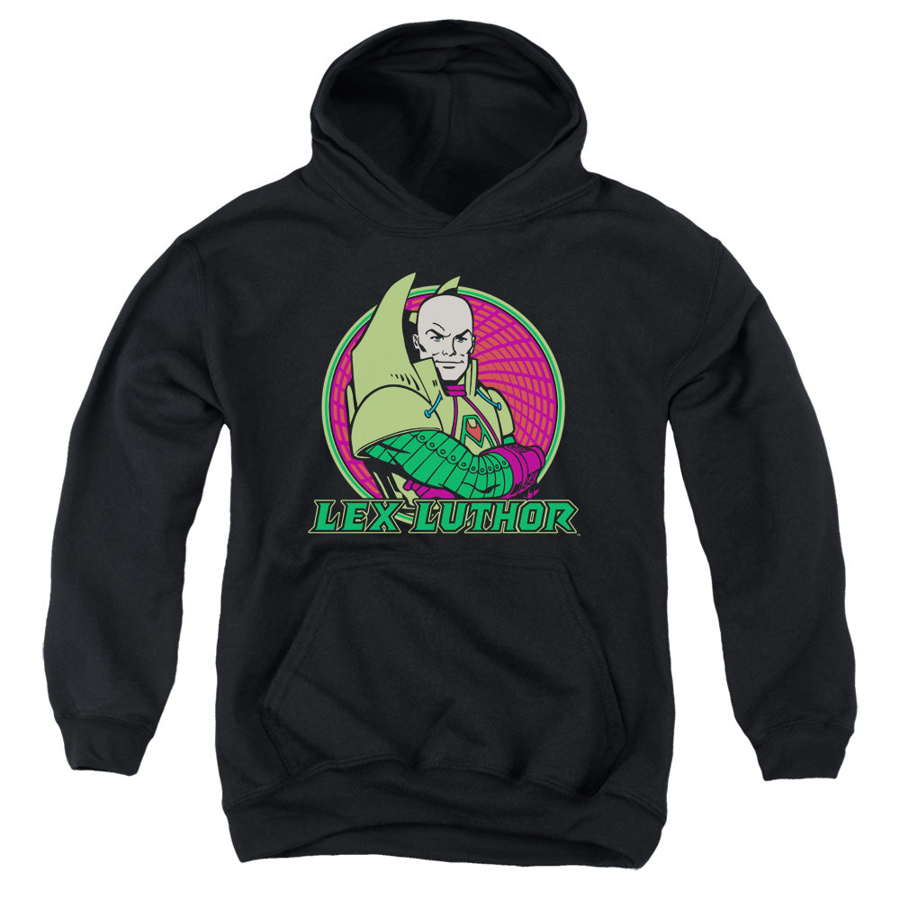 Dc - Lex Luthor - Youth Pull-over Hoodie - Black
