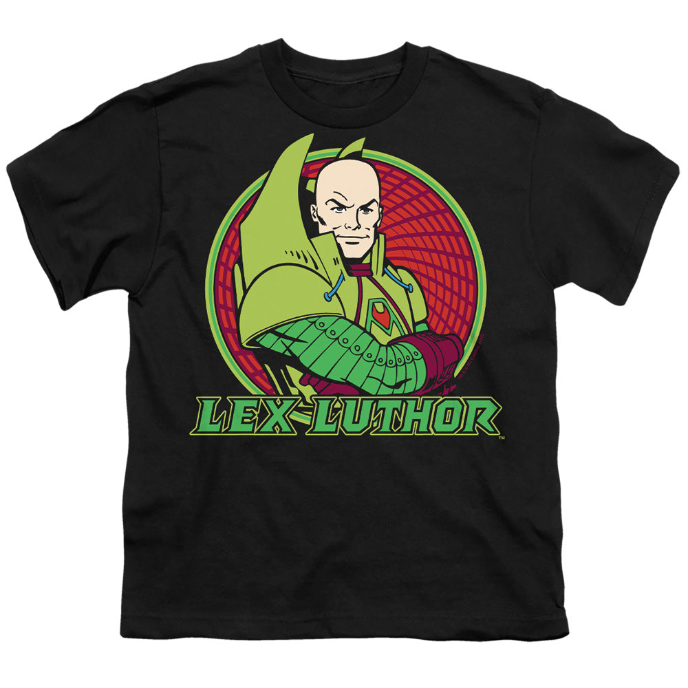Dc - Lex Luthor - Short Sleeve Youth 18/1 - Black T-shirt