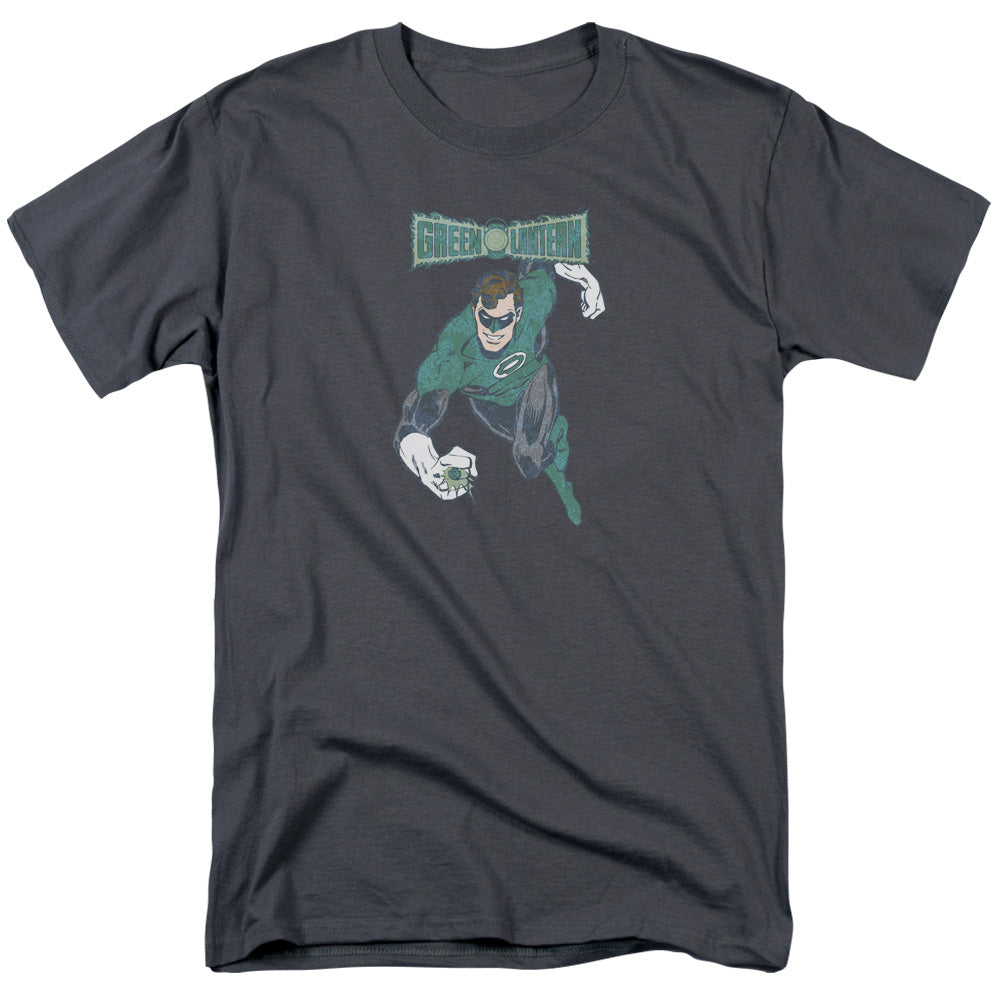 DCO DESATURATED GREEN LANTERN - S/S ADULT 18/1 - CHARCOAL T-Shirt