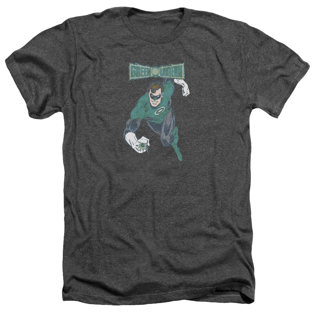 Dco - Desaturated Green Lantern - Adult Heather - Charcoal
