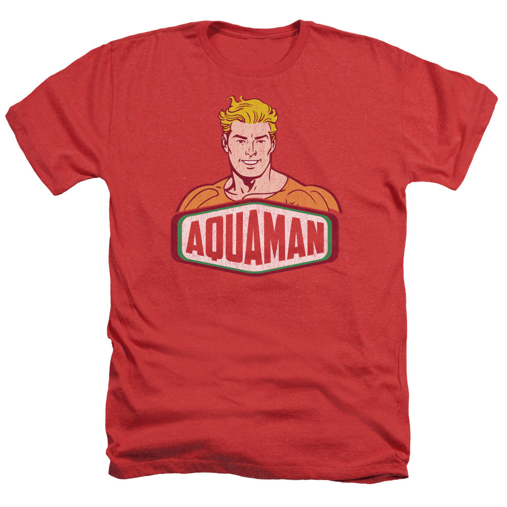 Dco - Aquaman Sign - Adult Heather - Red