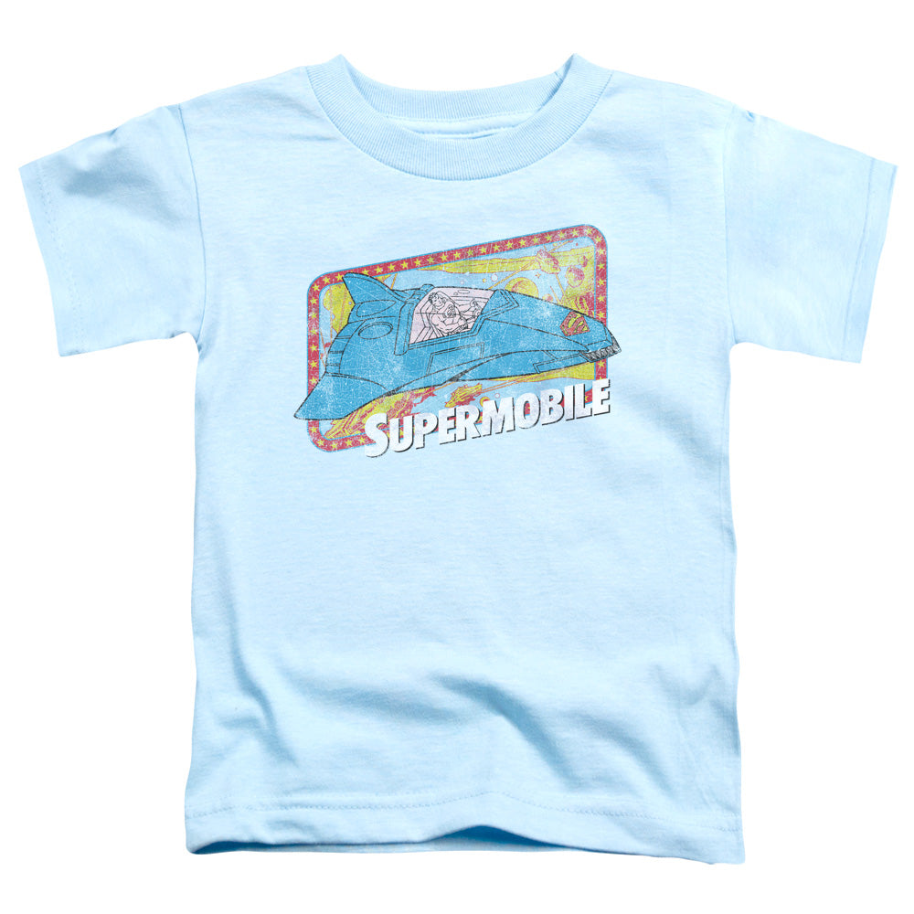 Dc - Supermobile - Short Sleeve Toddler Tee - Light Blue T-shirt