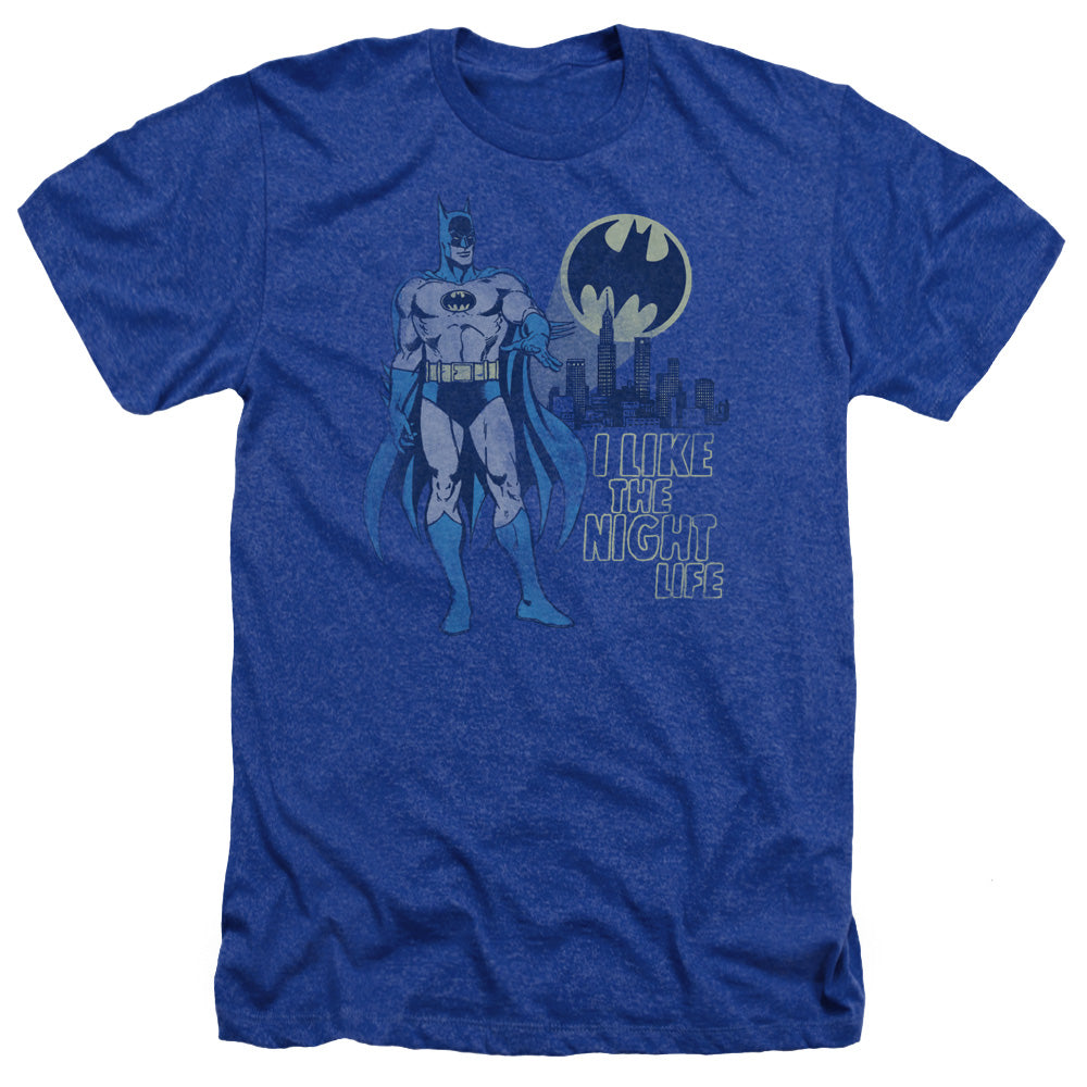Dc - Night Life - Adult Heather - Royal Blue