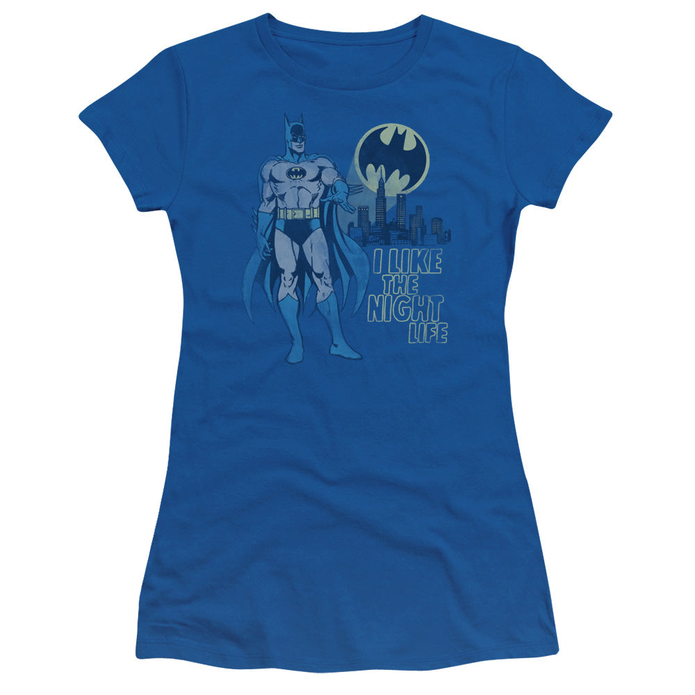 Dc - Night Life - Short Sleeve Junior Sheer - Royal Blue T-shirt