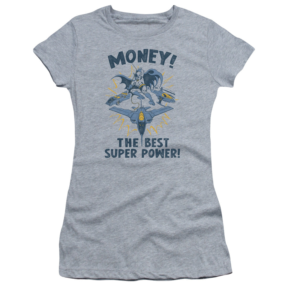 Dc - Money - Short Sleeve Junior Sheer - Athletic Heather T-shirt