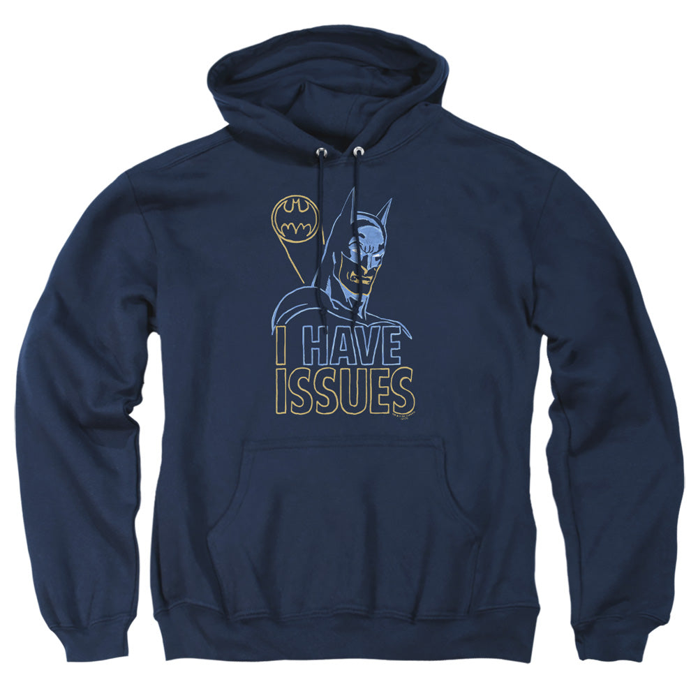 Dc - Issues - Adult Pull-over Hoodie - Navy