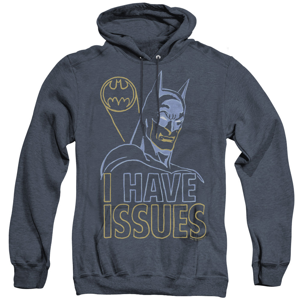 Dc - Issues - Adult Heather Hoodie - Navy