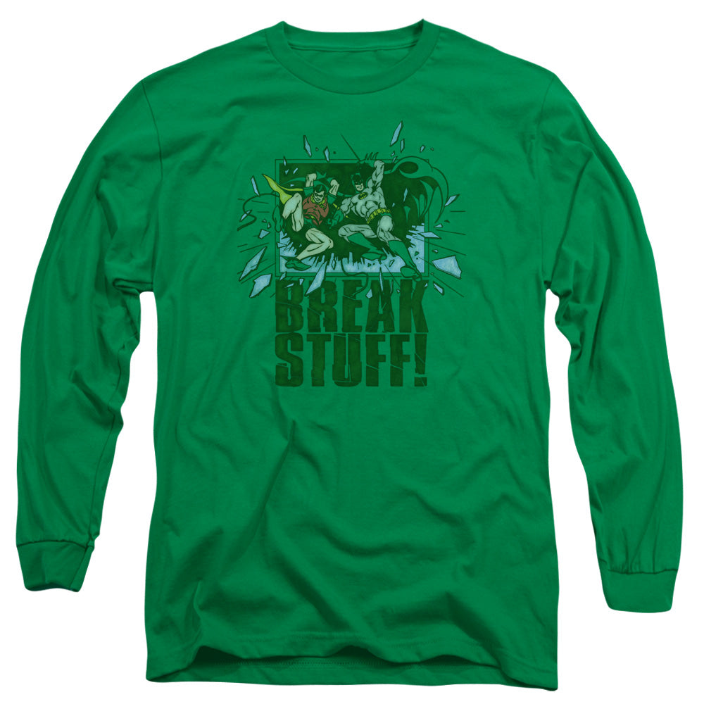 Dc - Break Stuff - Long Sleeve Adult 18/1 - Kelly Green T-shirt