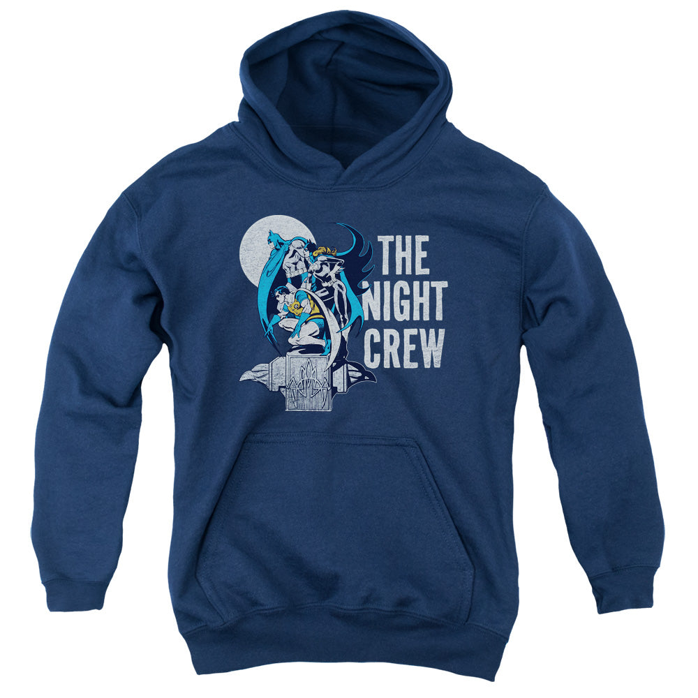 Dc - Night Crew - Youth Pull-over Hoodie - Navy