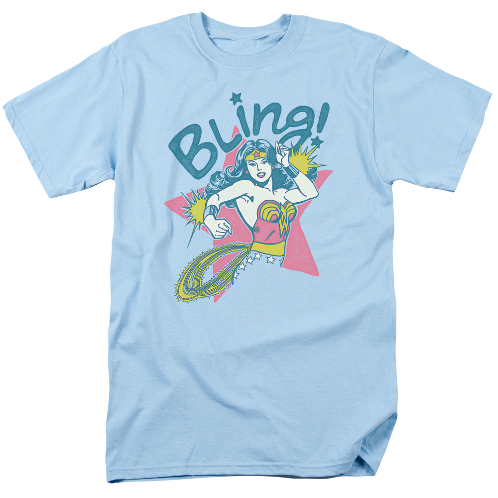 Dc - Bling - Short Sleeve Adult 18/1 - Light Blue T-shirt