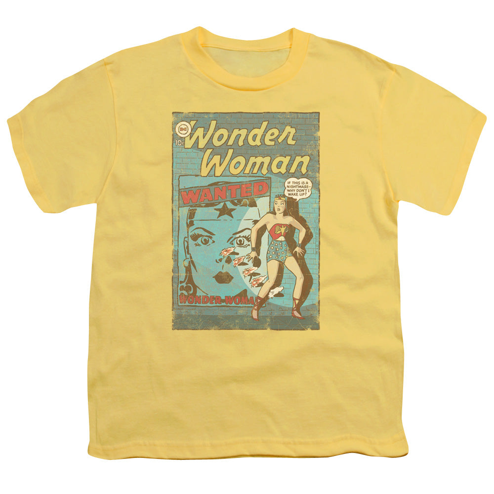 Dc - Ww Wanted - Short Sleeve Youth 18/1 - Banana T-shirt